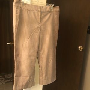 New York & Co Pinstriped Capris